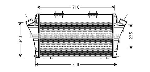 AVA QUALITY COOLING Kompressoriõhu radiaator FT4389